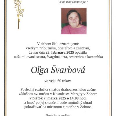 Oľga Švarbová